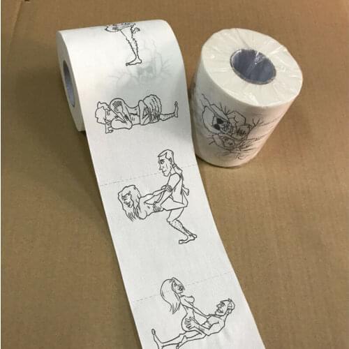 Creative Toilet Paper Rolls Funny Joke Numbers Sexy Girls Bath Tissue Bathroom Soft 3 Ply Funny Novelty Gift