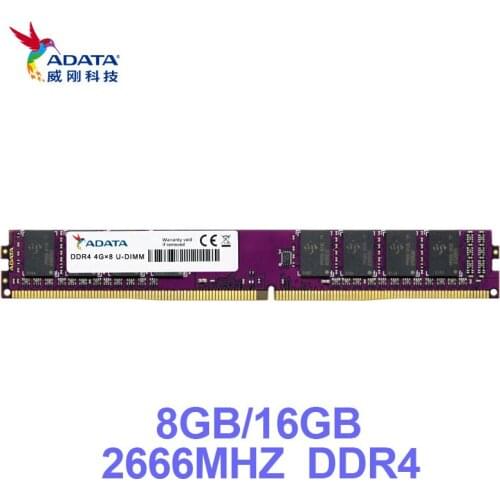ADATA PC ddr4 ram 4GB 8GB 16GB 2666MHz DIMM Desktop Memory Support motherboard PC4