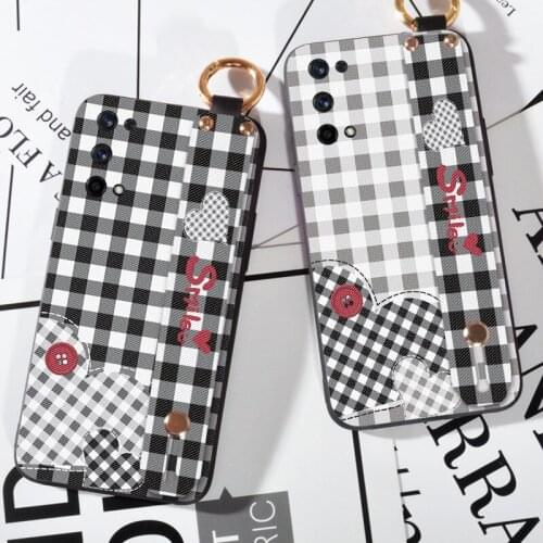 Couple Love Wristband Strap Case For OPPO Find X X2 Pro A1K Back Cover Coque For Reamle 1 X C2 X2 XT 2 3 3i V5 6 X7 X50 Pro