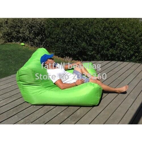 Cover only No Filler - green landed extra big size bean bag lounger, Pool master Sun Drifter Bean-Bag Float