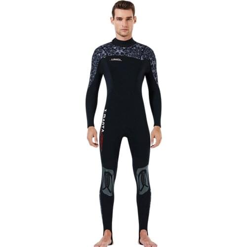 Full Wetsuits 1.5mm Neoprene Wetsuit, Back Zip Long Sleeve for Diving Surfing Snorkeling-One Piece Wet Suit for Men Women
