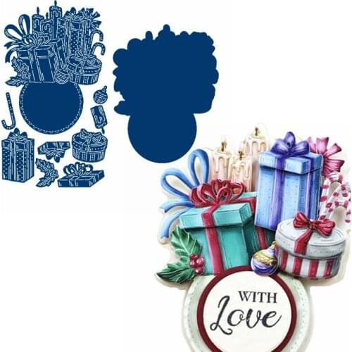 Pile Of Gifts Metal Cutting Dies Gift With Love Die Cuts For Card Making DIY Scrapbook Decoration New 2019 Embossed Crafts Cards
