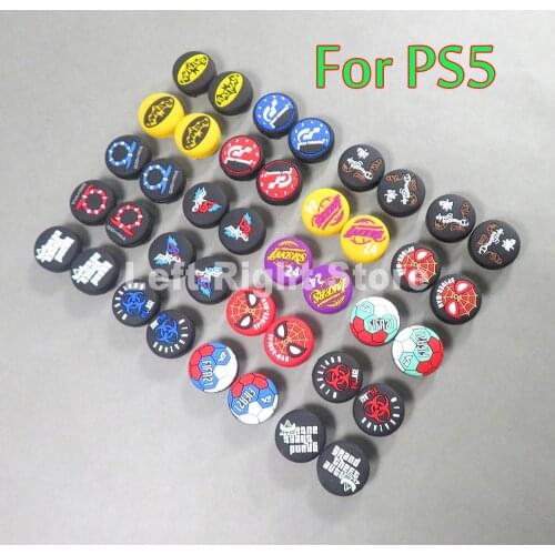 20sets Thumb Stick Grip Extender for Sony PlayStation 5 Controller Analog Cover Case Skin Joystick Silicone Rubber Cap FOR PS5