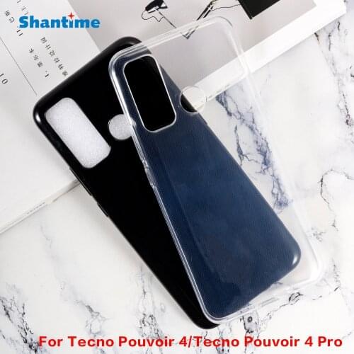 For Tecno Pouvoir 4 Gel Pudding Silicone Phone Protective Back Shell For Tecno Pouvoir 4 Pro Soft TPU Case