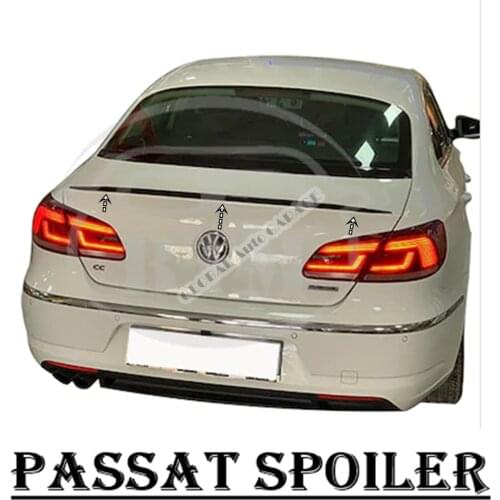 For VOLKSWAGEN PASSAT B5 B6 B7 B8 Spoiler 2000-2021 Auto Accessory Universal Spoilers Car Antenna For Car Styling Sill Diffüser