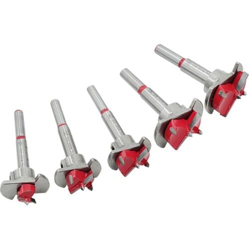 Carpenter Forstner Auger Drill Bit Dia 15/20/25/30/35mm Wood Cutter Hex Wrench Woodworking Hole Saw For Power Tools Supplies