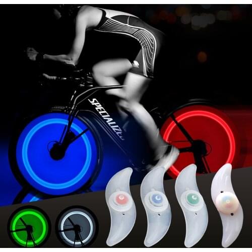 LED bicycle wheel light, waterproof spoke light, 3 lighting modes, easy to install, bicycle safety warning light with battery