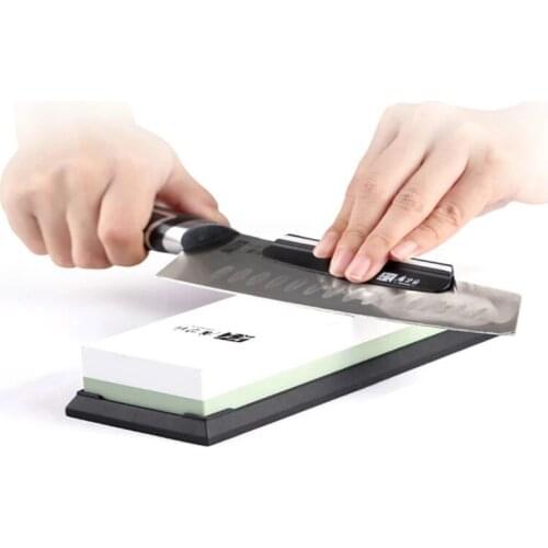 Corundum Whetstone Knife Sharpening Stone Double Two-Sided Knife Waterstone Sharpener h2