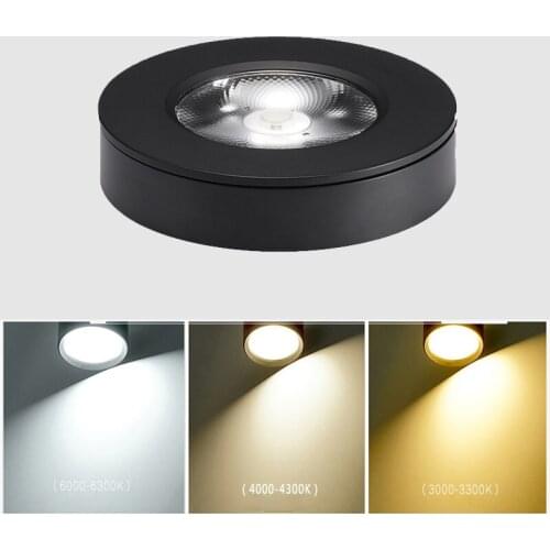 220 V ultra thin wine cabinet ceiling lamp non dimmable 5W 7W 10W led anti glare round flying saucer downlight