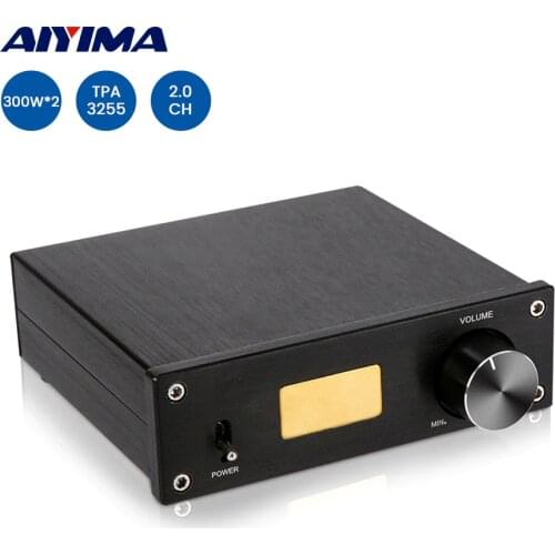 AIYIMA TPA3255 Power Amplifier 300W+300W 2.0 Stereo Digital Sound Amplifier Speaker Amplificador Home Theater Audio DIY