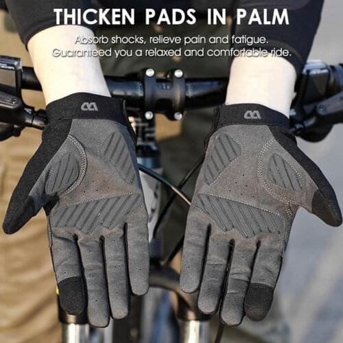 Bike Gloves Outdoor Sports Fitness Touch Screen Gloves Waterproof Non-slip Full Finger Gloves ​Bicycle Accessories Dropshippin