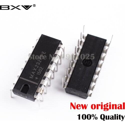 10PCS MAX232CPE MAX232 DIP-16 232 DIP NEW original In Stock
