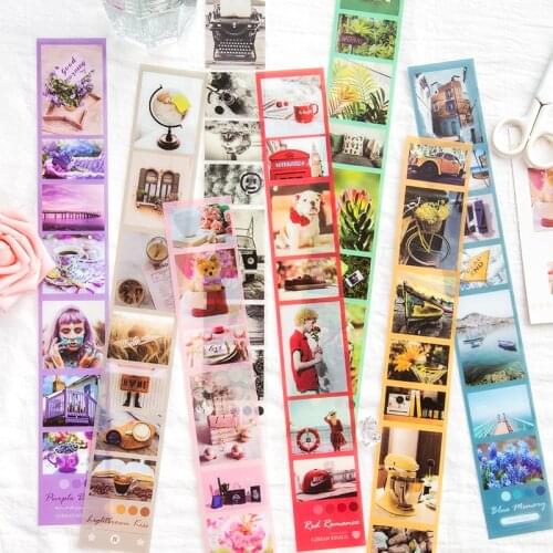 16pcs/LOT in a flash series stationery sticker Creative decoration DIY shared outfit tape PET sticker