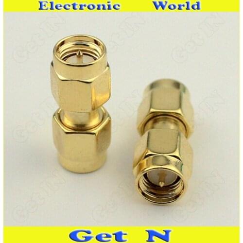 20pcs-200pcs Dual-Male Straight SMAJJ Connector Adapter with Inside Screw Thread and Inside Pin SMA Connector
