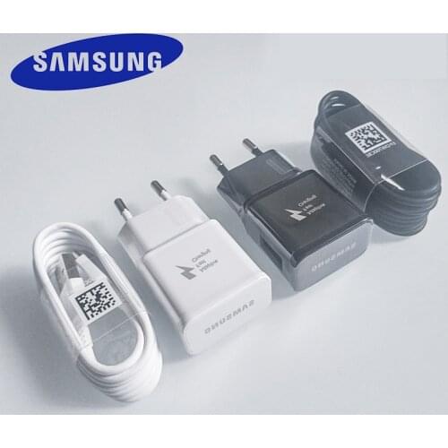 Samsung S10 S8 S9 Plus Fast Charger Power Adapter 9V 1.67A Quick Charge Type C Cable for Galaxy A30 A40 A50 A70 A60 note 10 8 9