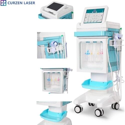 Aqua peel machine for facial cleaning and skin spa