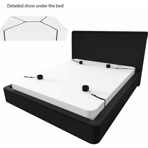 BDSM Restraints Adult Games Sex Toys for Couples Bed Restraint Erotic Bondage Ropes Bed Kit Tool Women Bondage Sexual Toy Adult