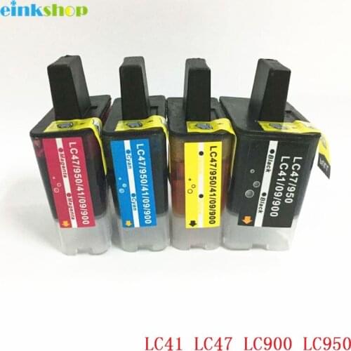 Einkshop LC41 LC47 LC09 LC900 LC950 Ink Cartridge For Brother DCP110C 115C 120C 310C 315CN 320CN MFC210C 410CN 420CN 425CN
