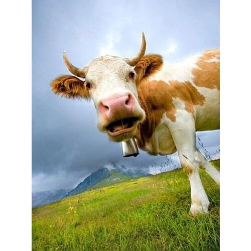 DIY Diamond Embroidery milch cow Cross Stitch diamond mosaic Animals diamond painting 5d resin Home gift diamond Embroidery