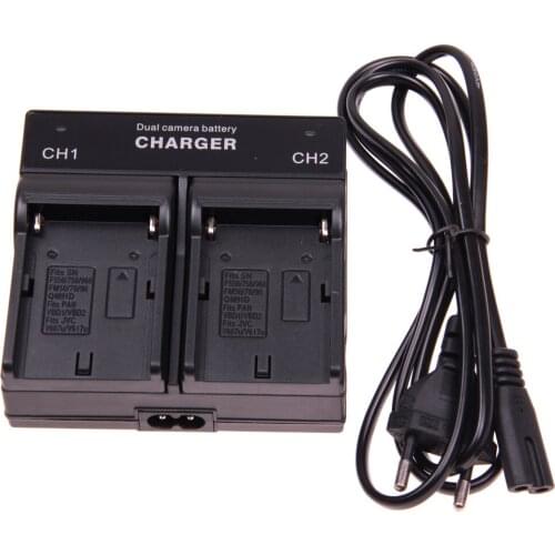 Dual Channel Battery Charger NP-FW50 for Sony NEX-7 NEX-6 5T A7S A7 II A7RII A3000 A3100 A5000 A5100 A6000 A6100 A6300 A6500