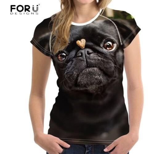 Женские короткие футболки FORUDESIGNS China At AliExpress