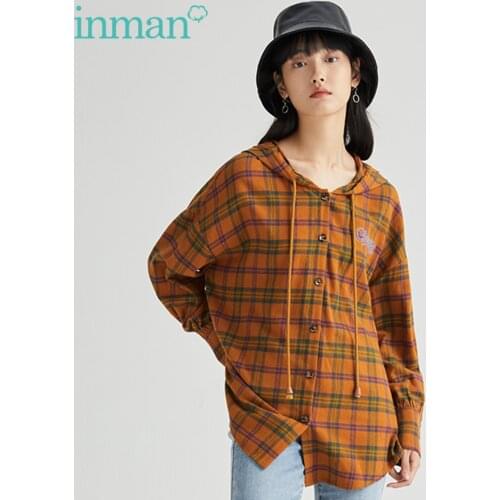 INMAN Womens Hooded Shirts