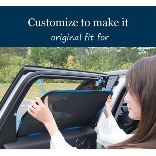 For kids Magnetic Car Sun Shade UV Protection Car Curtain Car Side Windows Sun Visor Shield Sunshade For Suzuki SX4