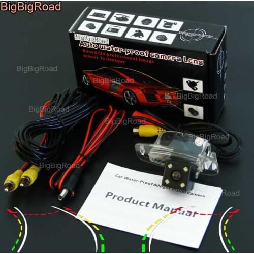 BigBigRoad Car Intelligent Dynamic Track Rear View Camera Backup Reversing Camera Night Vision For Great Wall Voleex C30