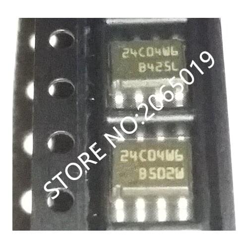 20PCS NEW 24C04WP 24C04W6 24C04 M24C04-WMN6TP SOP8