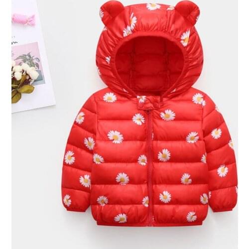 New Arrival Fashion Autumn and Winter Kids Hooded Jackets Regular Zipper Children Parkas Warm Waterproof Kids Coats