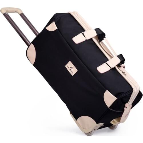 2019 New Women Waterproof Trolley Luggage Bag students Thick Rolling Suitcase vs Trolley bag Men Travel Bags Suitcase on Wheels