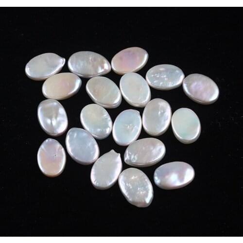 Wholesale Freshwater Irregular Ellipse Shape loose Pearls