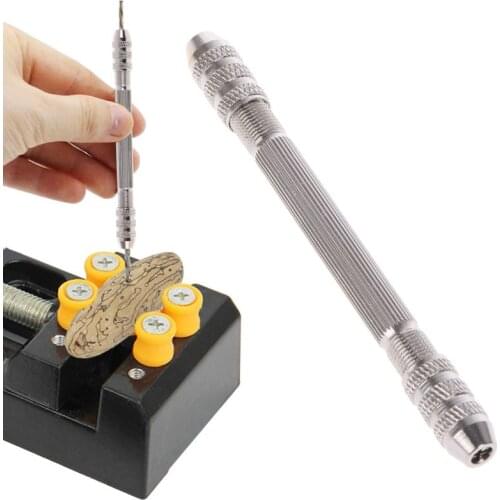 Double Headed Hand Twist Drill Chuck Drill Bit Holder Little Pin Vise