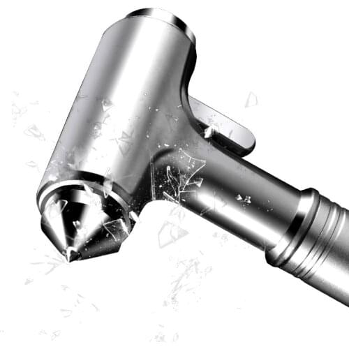 Escape Cone / Hammer Life Saving Escape Emergency Hammer Seat Belt Cutter Window Glass Breaker Car Rescue stainless steel Hammer