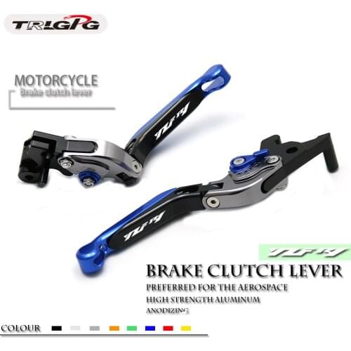 Motorcycle cnc Aluminum Ajustable Foldable Clutch brake levers FOR yamaha yzf-r1 yzfr1 yzf r1 1998