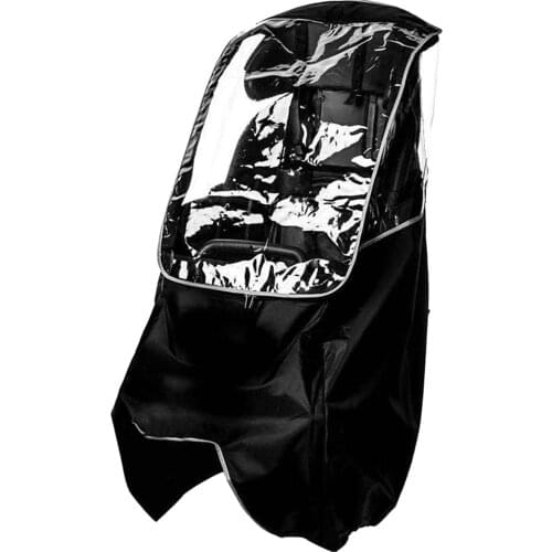 Universal Child Rear Seat Bike Rain Cover Baby Saddle PVC Waterproof Protection