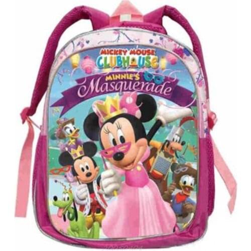 Mickey Mouse Minnie Backpack Children School Bags kids Book Bag Toddler Kindergarten Girls Backpacking Mochilas Escolar Disney