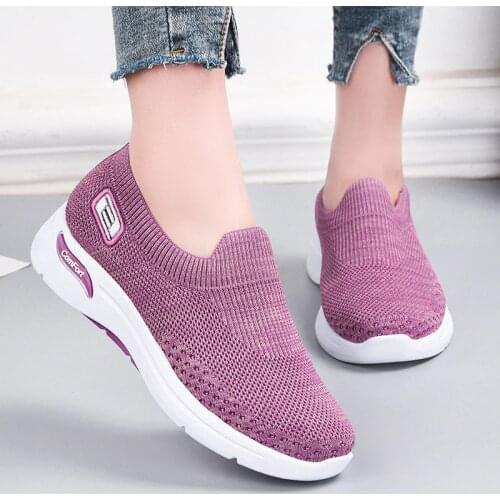 Shoes women spring new womens shoes casual walking shoes socks shoes soft sole mother shoes fashion sports shoes women