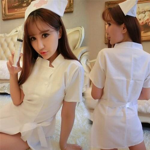 Costume Set Fantasias Sexy Cosplay Costume Nurse Uniform Tempt Dress Women Erotic Lingerie Female Uniform Nurse