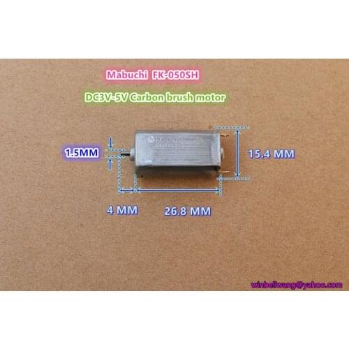 10pcs/lot, Brand new FK-050SH 3V~5V high speed long life expectancy carbon brush motor