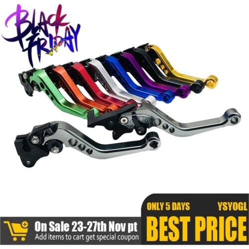 2pcs Alloy Motorcycle Brake Handle for Gy6 Motorcycle Clutch Brake Lever Handle for Motorbike Modification