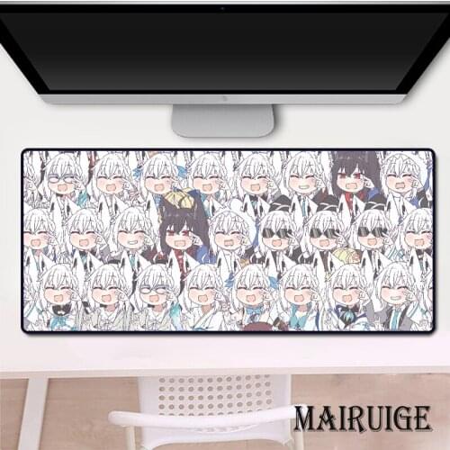 Cute Characters Large Mouse Pad XXL Antislip Mat Gaming Girl Accessories Kawaii Keyboard Desk Mat PC Laptop Gamer Mousepad Anime