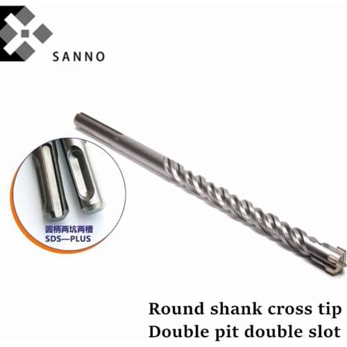5pcs/lot Electric hammer drill bit D6mm - D25mm carbide cross tip SDS Plus powder concrete drilling bit for masonry rock stone