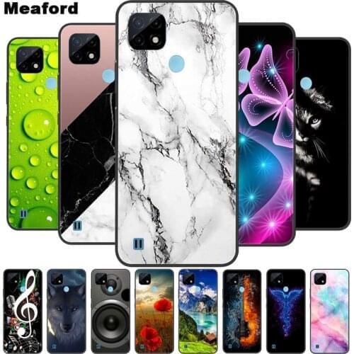 For Oppo Realme C21 Case Marble Soft Silicone Back Case for Oppo Realme C21 Phone Cover RealmeC21 C 21 2021 Coque Funda Bag