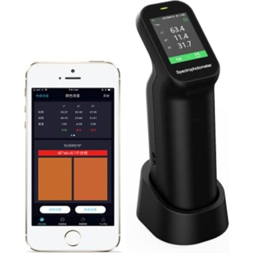 CS-500 Portable Reflectance Color Measure Device Spectrophotometer to Colour Difference Detla E