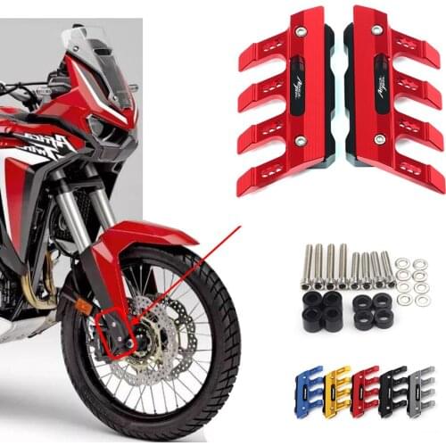 For HONDA CRF1100L CRF1000L Africa TWin Motorcycle Mudguard Front Fork Protector Guard Front Fender Anti-fall Slider Accessories