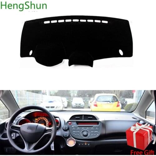 For Honda fit 2008 2009 20010 2011-2013 Car Styling Dash Mat Dashmat Dashboard Sticker Cover Sun Shade Dash Board Cover Carpet
