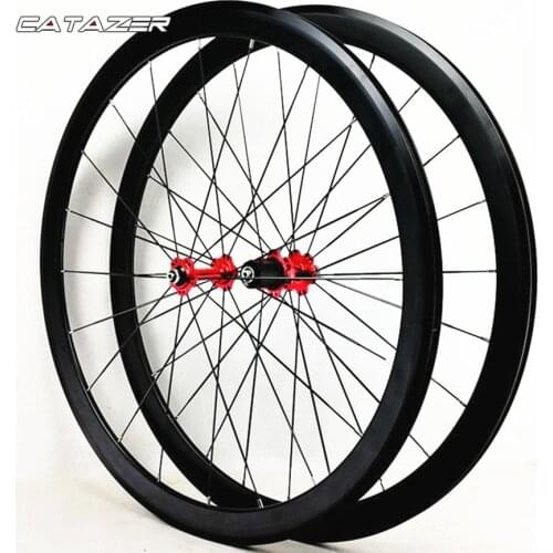 MTB Road Bike 40MM Flat Spokes Strip Ultralight Sealed Bearing 11 Speed C V Brake Wheel Set 700C Wheels Bicycle Wheel