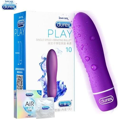 Durex Vibrators Single Speed Vibrating Bullet Adult Products G-Spot Clitoral Stimulation Dildo Sex Toys For Women Intimate Goods