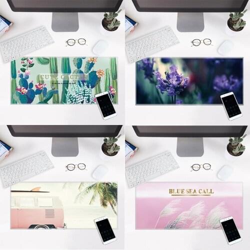 Ins Girl Heart Girl Pink Game Mouse Pad Oversized Seam Thickened Waterproof Office Notebook Desk Mat Overwatch